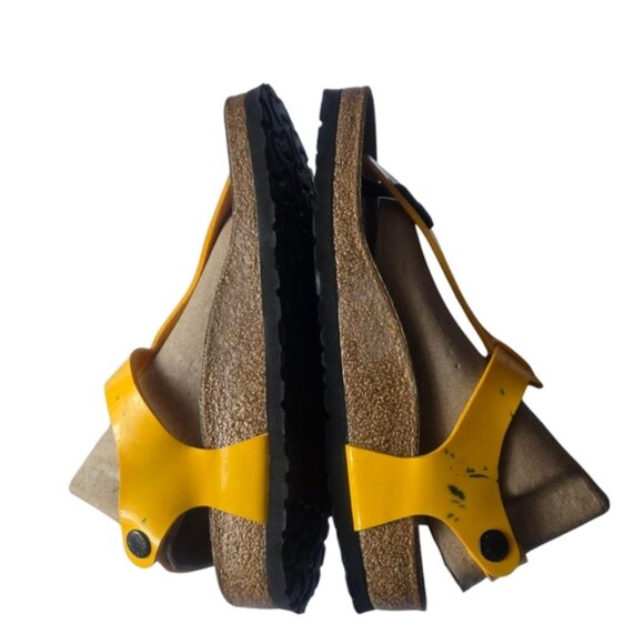 Birkenstock Yellow Sandals with Contoured Footbed - Picture 6 of 7